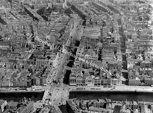 O'CONNELL STREET FROM THE AIR